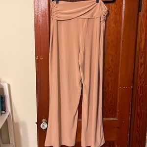 Express silky stretchy wide leg pants